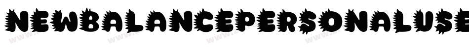 NewBalancePersonalUseRegular-mE6v字体转换