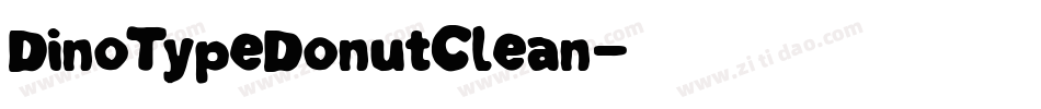 DinoTypeDonutClean字体转换
