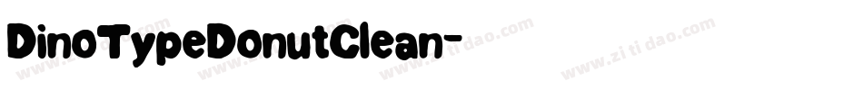 DinoTypeDonutClean字体转换