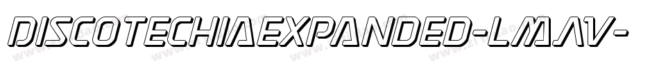 DiscotechiaExpanded-lmAV字体转换