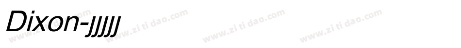 Dixon字体转换
