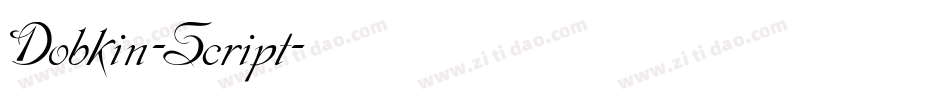 Dobkin-Script字体转换