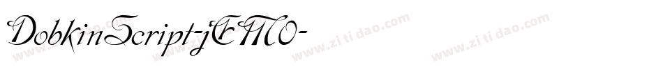 DobkinScript-jEM0字体转换