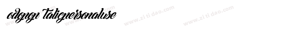 DodopopItalicpersonaluse-G19Z字体转换
