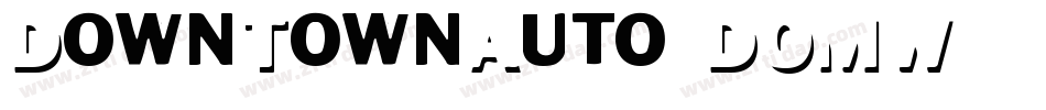 DownTownAuto-DOMW字体转换
