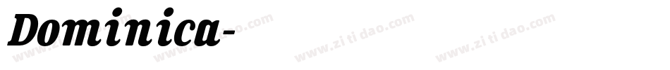 Dominica字体转换