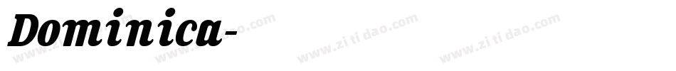 Dominica字体转换