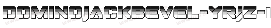 DominoJackBevel-yRjZ字体转换