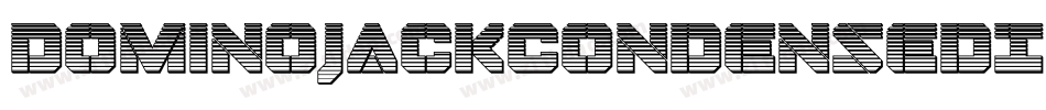 DominoJackCondensedItalicCondensedItalic-RZ0e字体转换