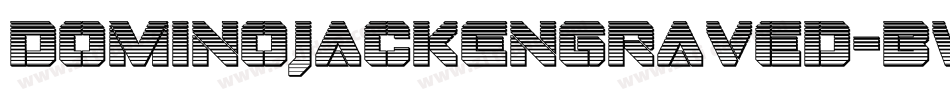 DominoJackEngraved-BwGn字体转换