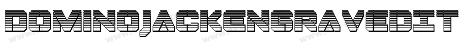 DominoJackEngravedItalicItalic-81eA字体转换
