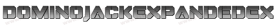 DominoJackExpandedExpanded-YRXL字体转换