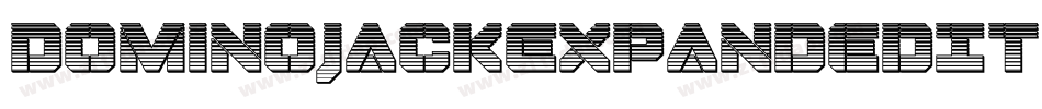 DominoJackExpandedItalicExpandedItalic-rZ3K字体转换