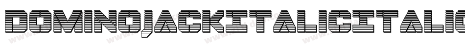 DominoJackItalicItalic-wn39字体转换