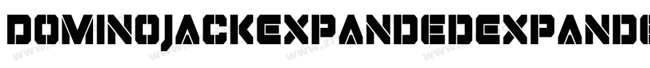DominoJackExpandedExpanded-YRXL字体转换