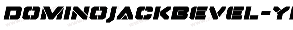 DominoJackBevel-yRjZ字体转换