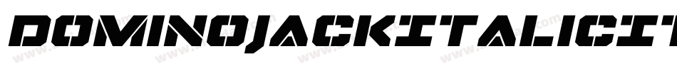 DominoJackItalicItalic-wn39字体转换