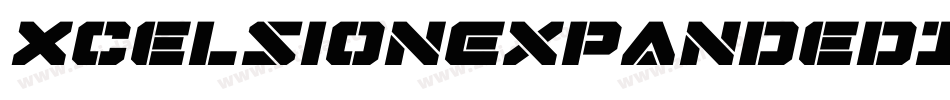 XcelsionExpandedItalicExpandedItalic-OXG3字体转换 XcelsionExpandedItalicExpandedItalic-OXG3字体转换