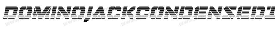 DominoJackCondensedItalicCondensedItalic-RZ0e字体转换