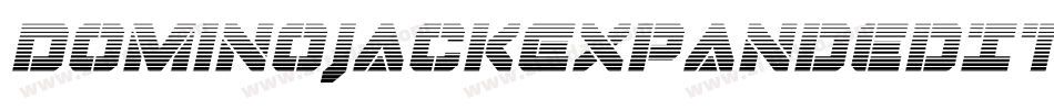 DominoJackExpandedItalicExpandedItalic-rZ3K字体转换