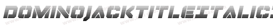 DominoJackTitleItalicItalic-4zyD字体转换