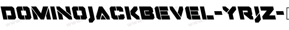 DominoJackBevel-yRjZ字体转换