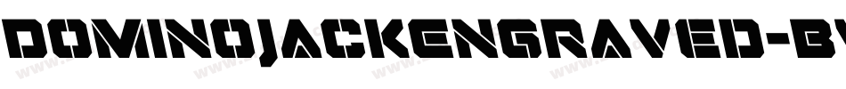 DominoJackEngraved-BwGn字体转换