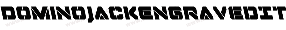 DominoJackEngravedItalicItalic-81eA字体转换