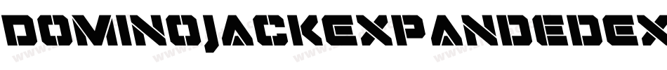 DominoJackExpandedExpanded-YRXL字体转换
