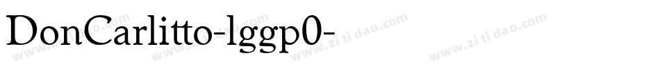 DonCarlitto-lggp0字体转换