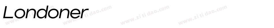 Londoner字体转换