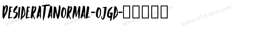 DesiderataNormal-ojgd字体转换