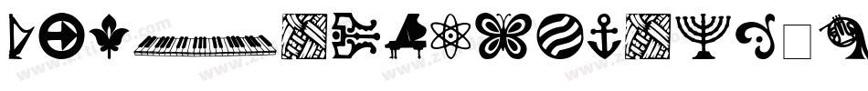 SuRealDingbats-VolumeOne字体转换