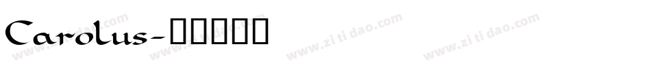 Carolus字体转换