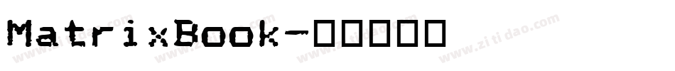 MatrixBook字体转换