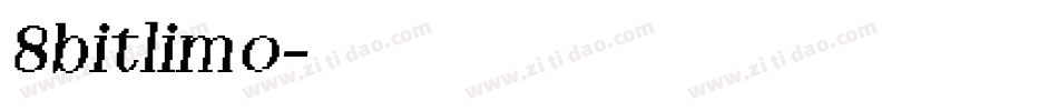 8bitlimo字体转换