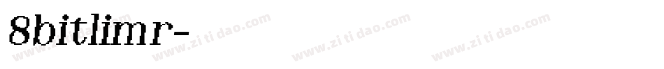 8bitlimr字体转换