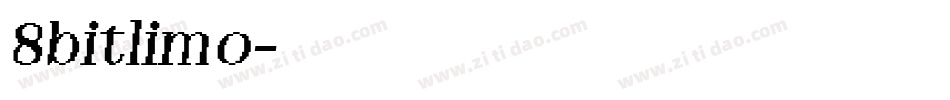 8bitlimo字体转换