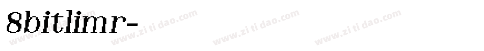 8bitlimr字体转换