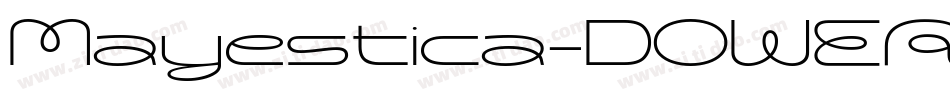 Mayestica-DOWER字体转换