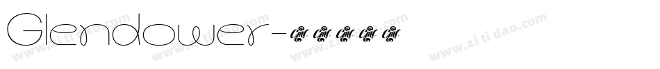 Glendower字体转换