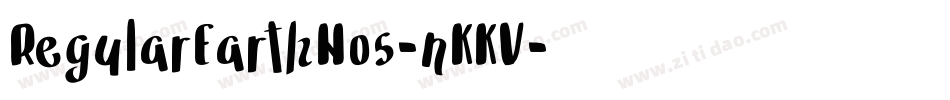 RegularEarthNos-nKKV字体转换