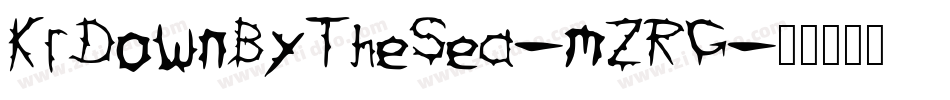 KrDownByTheSea-mZRG字体转换