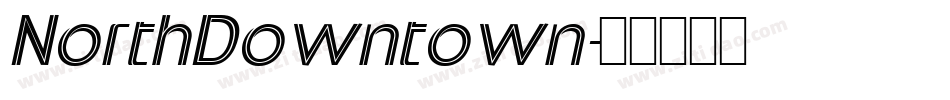 NorthDowntown字体转换