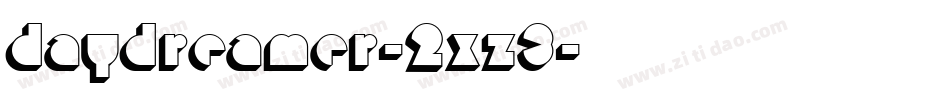 DayDreamer-2XZ3字体转换