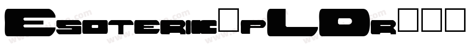 Esoterik-pLDr字体转换