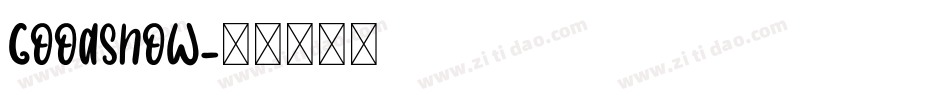 Goodshow字体转换
