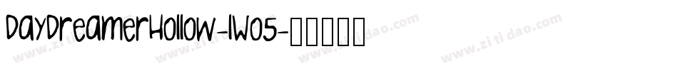 DayDreamerHollow-lWo5字体转换
