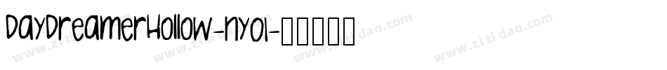 DayDreamerHollow-ny01字体转换