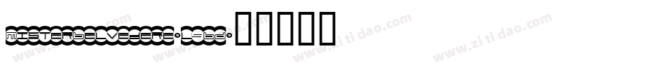 MisterBelvedere-l9BD字体转换